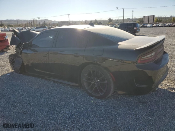 2020 Dodge Charger Scat Pack with VIN 2C3CDXGJ4LH153557, listed as a Copart auction lot 88440845 with 49,442 mi miles and Salvage Title. Bid and sale history available at carsss.com. Image 2.
