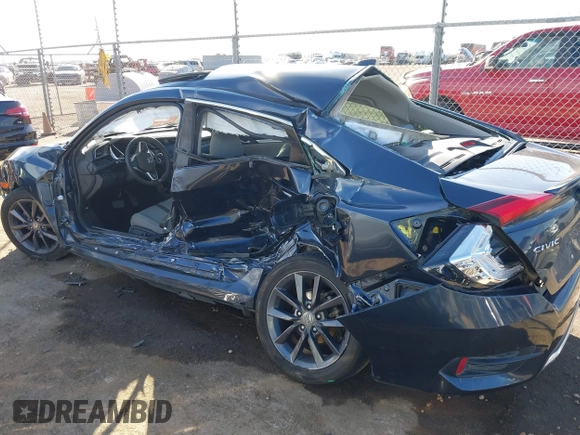 2020 Honda Civic Sedan EX with VIN 19XFC1F38LE002275, listed as a IAAI auction lot 41490501 with 1 mi miles. Bid and sale history available at carsss.com. Image 6.