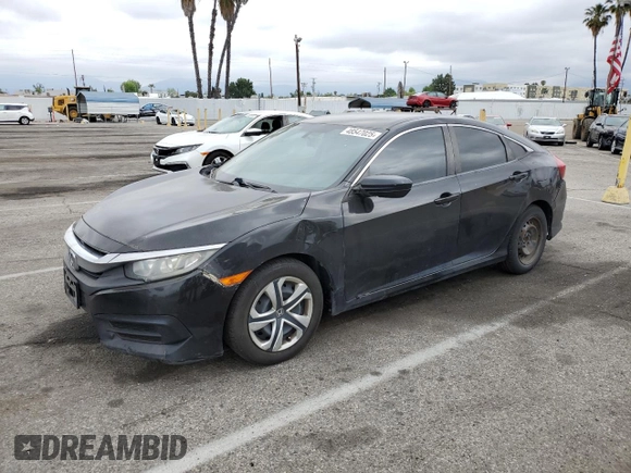 2017 Honda Civic LX with VIN 2HGFC2F55HH505959, listed as a Copart auction lot 48547025 with 185,840 mi miles and Clean Title. Bid and sale history available at DreamBid. Image 1.