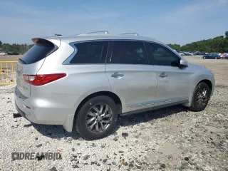 2014 Infiniti QX60 with VIN 5N1AL0MM2EC504690, listed as a Copart auction lot 62055565 with 120,316 mi miles and Salvage title. Bid and sale history available at DreamBid. Image 3.