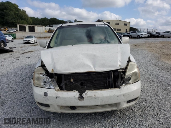 2006 Kia Sedona LX with VIN KNDMB233X66070866, listed as a Copart auction lot 71335794 with 242,416 mi miles and Salvage Title. Bid and sale history available at carsss.com. Image 5.