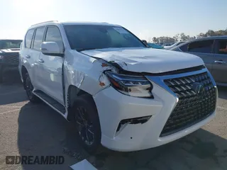2021 Lexus GX with VIN JTJAM7BX6M5286485, listed as a IAAI auction lot 41861054 with 35,293 mi miles. Bid and sale history available at carsss.com. Image 1.