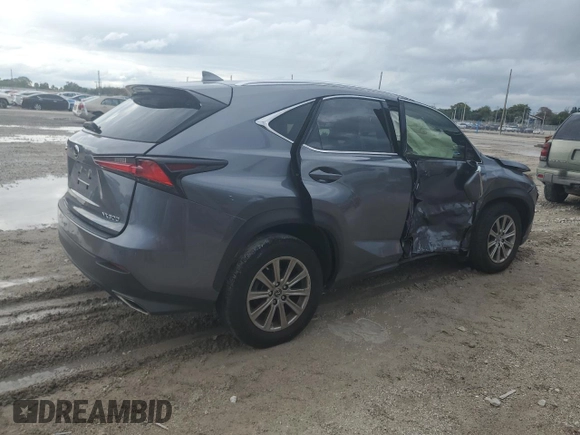 2021 Lexus NX with VIN JTJDARBZ1M2191630, listed as a Copart auction lot 52398785 with 22,149 mi miles and Salvage Title. Bid and sale history available at carsss.com. Image 3.
