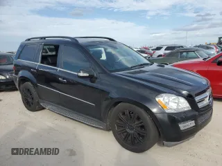 2007 Mercedes-Benz GL-Class with VIN 4JGBF22E87A277541, listed as a Copart auction lot 76740074 with 0 mi miles and Salvage Title. Bid and sale history available at carsss.com. Image 4.