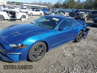 2022 Ford Mustang EcoBoost with VIN 1FA6P8TH8N5141842, listed as a Copart auction lot 41515025 with 26,498 mi miles and Salvage Title. Bid and sale history available at carsss.com. Image 1.