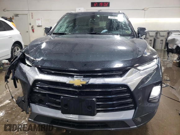 2019 Chevrolet Blazer Premier with VIN 3GNKBFRS7KS702927, listed as a Copart auction lot 45969075 with 34,494 mi miles and Salvage title. Bid and sale history available at DreamBid. Image 5.