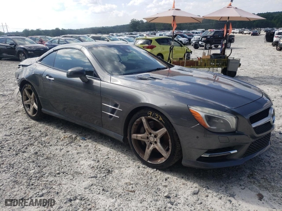 2013 Mercedes-Benz SL-Class SL 550 with VIN WDDJK7DA2DF008474, listed as a Copart auction lot 59581733 with 81,872 mi miles and Non Repairable. Bid and sale history available at carsss.com. Image 4.