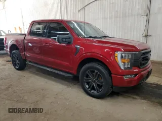 2022 Ford F-150 XL with VIN 1FTEW1EP1NKE80383, listed as a Copart auction lot 48172855 with 109,499 mi miles and Salvage Title. Bid and sale history available at DreamBid. Image 4.