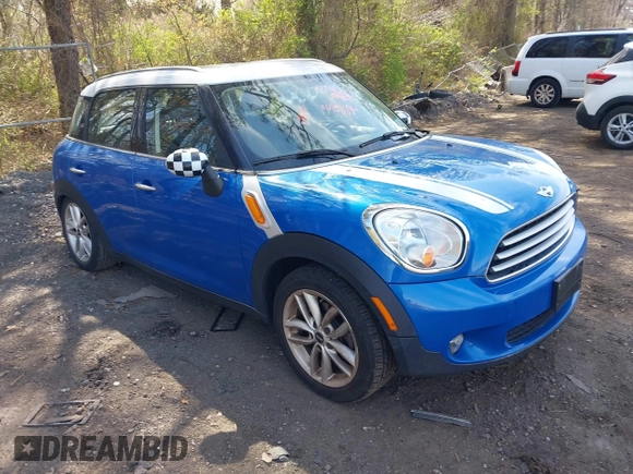 2014 MINI Countryman with VIN WMWZB3C59EWR37439, listed as a IAAI auction lot 42110149 with 181,661 mi miles and . Bid and sale history available at DreamBid. Image 1.
