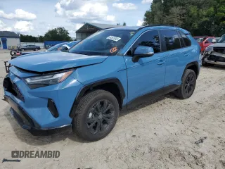 2022 Toyota RAV4 Hybrid SE with VIN 4T3T6RFV0NU079577, listed as a Copart auction lot 64063095 with 57,440 mi miles and Salvage title. Bid and sale history available at DreamBid. Image 1.