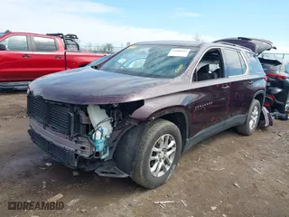 2019 Chevrolet Traverse LT Cloth with VIN 1GNERGKW3KJ155278, listed as a IAAI auction lot 41888103 with 85,575 mi miles. Bid and sale history available at carsss.com. Image 2.