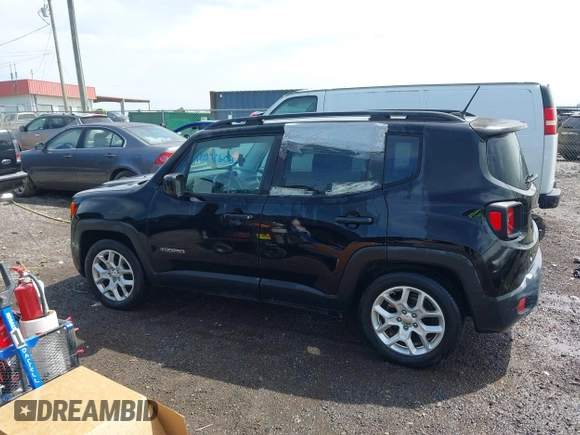 2017 Jeep Renegade Latitude with VIN ZACCJABB2HPG07439, listed as a IAAI auction lot 42092602 with 119,364 mi miles. Bid and sale history available at carsss.com. Image 14.