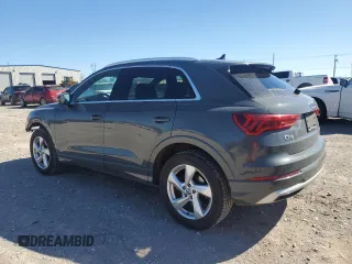 2020 Audi Q3 Premium Plus with VIN WA1BECF36L1121959, listed as a Copart auction lot 47744075 with 56,162 mi miles and Salvage Title. Bid and sale history available at carsss.com. Image 2.