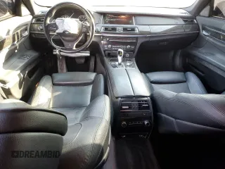 2014 BMW 7 Series 740Li with VIN WBAYE4C52ED137716, listed as a Copart auction lot 46108955 with 82,873 mi miles and Salvage Title. Bid and sale history available at carsss.com. Image 8.