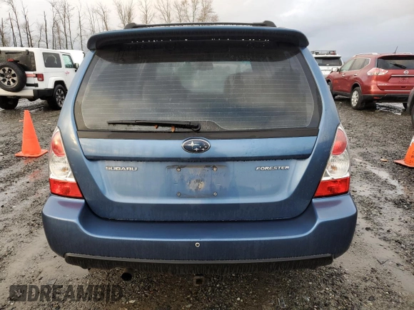 2007 Subaru Forester X w/Premium Pkg with VIN JF1SG65667H747673, listed as a Copart auction lot 81384134 with 268,647 mi miles and Salvage Title. Bid and sale history available at carsss.com. Image 6.