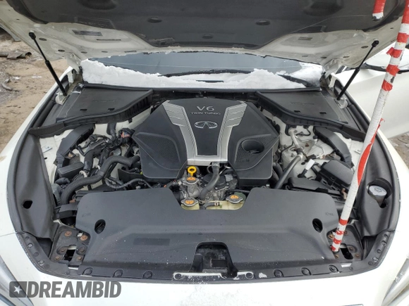 2017 Infiniti Q50 3.0t Sport with VIN JN1EV7AR4HM840237, listed as a Copart auction lot 44430465 with 79,876 mi miles and Clean Title. Bid and sale history available at carsss.com. Image 11.
