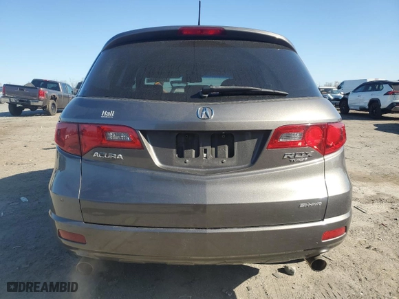 2008 Acura RDX Tech Pkg with VIN 5J8TB18578A012019, listed as a Copart auction lot 48588655 with 188,211 mi miles and Salvage Title. Bid and sale history available at carsss.com. Image 6.