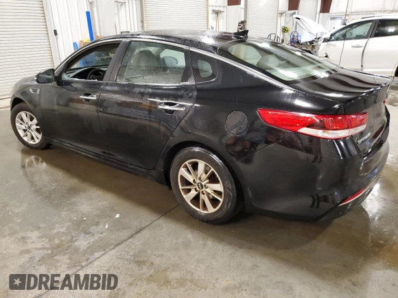 2018 Kia Optima LX with VIN 5XXGT4L3XJG245147, listed as a Copart auction lot 58152935 with 106,363 mi miles and Salvage title. Bid and sale history available at DreamBid. Image 2.