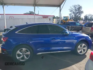 2022 Audi Q5 Sportback S line Premium Plus with VIN WA15AAFYXN2024513, listed as a IAAI auction lot 41307024 with 28,715 mi miles and . Bid and sale history available at DreamBid. Image 13.