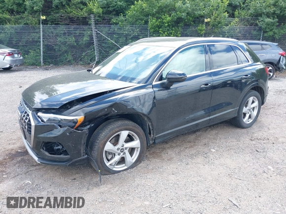 2022 Audi Q3 Premium with VIN WA1AUCF37N1031270, listed as a IAAI auction lot 42297083 with 36,620 mi miles and . Bid and sale history available at DreamBid. Image 18.