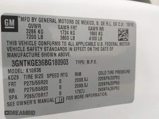 2011 Chevrolet Avalanche LTZ with VIN 3GNTKGE36BG180903, listed as a IAAI auction lot 41505201 with 134,095 mi miles. Bid and sale history available at carsss.com. Image 9.