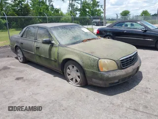 2000 Cadillac DeVille z VIN 1G6KF5493YU264303, wystawiony jako IAAI lot #42394798 z przebiegiem 182 525 mil mil oraz . Historia ofert i sprzedaży dostępna na DreamBid. Obrazek 1.