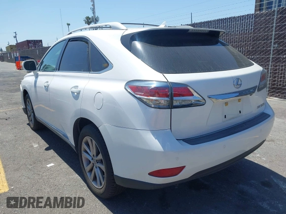 2013 Lexus RX 350 with VIN 2T2ZK1BA4DC127614, listed as a IAAI auction lot 42537154 with Not provided miles and . Bid and sale history available at DreamBid. Image 3.