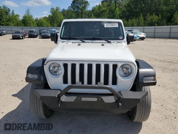 2020 Jeep Wrangler Unlimited Sport S z VIN 1C4HJXDN0LW226619, wystawiony jako Copart lot #54769025 z przebiegiem 52 723 mil mil oraz Szkoda całkowita • Salvage title. Historia ofert i sprzedaży dostępna na DreamBid. Obrazek 5.