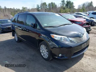 2015 Toyota Sienna Limited with VIN 5TDDK3DC9FS117289, listed as a IAAI auction lot 41861627 with 89,624 mi miles and . Bid and sale history available at DreamBid. Image 1.