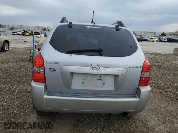 2005 Hyundai Tucson GL with VIN KM8JM12B25U064484, listed as a Copart auction lot 87057974 with 88,442 mi miles and Salvage Title. Bid and sale history available at carsss.com. Image 6.