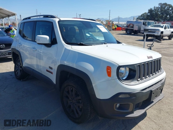 2016 Jeep Renegade Latitude with VIN ZACCJBBT6GPC98149, listed as a IAAI auction lot 42000433 with 62,733 mi miles. Bid and sale history available at carsss.com. Image 1.