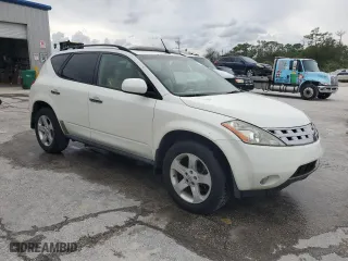 2004 Nissan Murano SL with VIN JN8AZ08T34W209376, listed as a Copart auction lot 77677354 with 118,773 mi miles and Salvage Title. Bid and sale history available at carsss.com. Image 4.