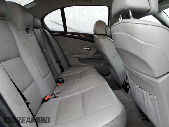 2008 BMW 5 Series 550i with VIN WBANW53548CT49453, listed as a Copart auction lot 45350325 with 117,593 mi miles and Salvage Title. Bid and sale history available at carsss.com. Image 10.