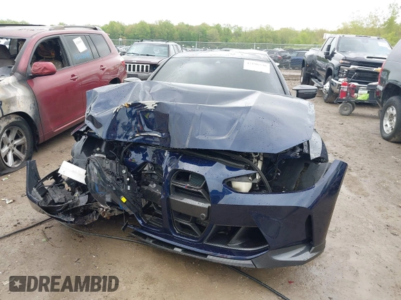 2024 BMW M4 Competition xDrive z VIN WBS43AZ07RCR10248, wystawiony jako IAAI lot #42196536 z przebiegiem 1 718 mil mil oraz . Historia ofert i sprzedaży dostępna na DreamBid. Obrazek 6.