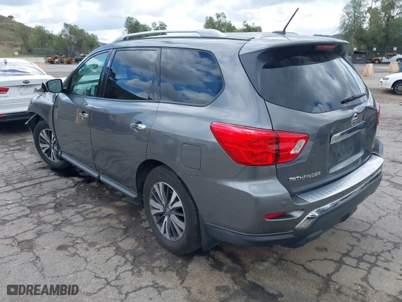 2017 Nissan Pathfinder SV with VIN 5N1DR2MN5HC903100, listed as a IAAI auction lot 41721305 with 108,793 mi miles. Bid and sale history available at carsss.com. Image 3.