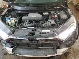 2017 Honda CR-V EX-L with VIN 5J6RW2H82HL027801, listed as a Copart auction lot 46610125 with 100,211 mi miles and Salvage Title. Bid and sale history available at carsss.com. Image 14.