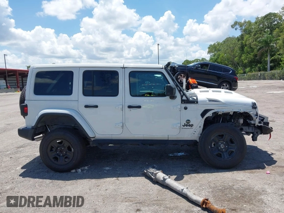 2023 Jeep Wrangler Willys with VIN 1C4HJXDN1PW546425, listed as a IAAI auction lot 42503380 with 25,245 mi miles and . Bid and sale history available at DreamBid. Image 13.
