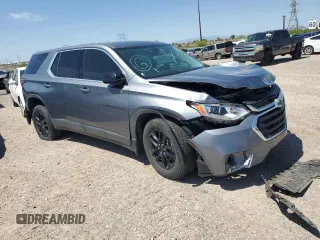 2020 Chevrolet Traverse LS with VIN 1GNERFKW5LJ227979, listed as a Copart auction lot 61708824 with Not Provided miles and Salvage Title. Bid and sale history available at carsss.com. Image 4.