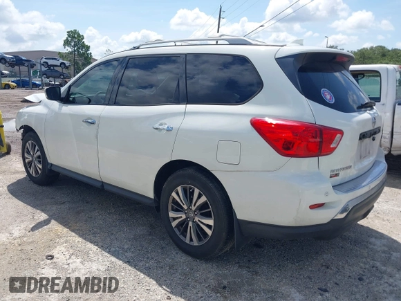 2019 Nissan Pathfinder SL with VIN 5N1DR2MN4KC596512, listed as a IAAI auction lot 42547862 with 231,367 mi miles and . Bid and sale history available at DreamBid. Image 3.