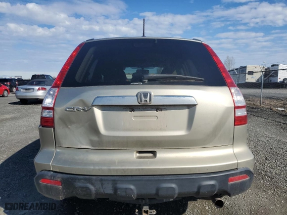 2007 Honda CR-V EX-L with VIN JHLRE48737C107038, listed as a Copart auction lot 47688765 with 198,389 mi miles and Salvage Title. Bid and sale history available at carsss.com. Image 6.