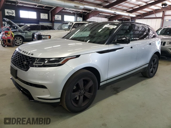 2018 Land Rover Range Rover Velar S z VIN SALYB2RX0JA707063, wystawiony jako Copart lot #59955375 z przebiegiem 131 380 mil mil oraz Czysty tytuł • Clean title. Historia ofert i sprzedaży dostępna na DreamBid. Obrazek 1.