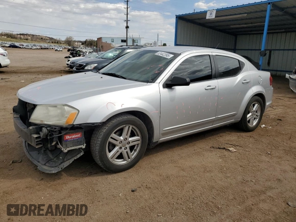 2012 Dodge Avenger SE with VIN 1C3CDZAB7CN322846, listed as a Copart auction lot 52442395 with 152,447 mi miles and Salvage Title. Bid and sale history available at carsss.com. Image 1.