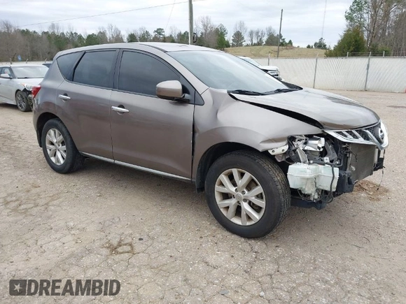2013 Nissan Murano LE with VIN JN8AZ1MU5DW208783, listed as a IAAI auction lot 41757565 with 191,633 mi miles and . Bid and sale history available at DreamBid. Image 1.