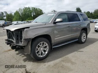 2019 GMC Yukon SLT with VIN 1GKS2BKC4KR272138, listed as a Copart auction lot 61168384 with 92,321 mi miles and Salvage Title. Bid and sale history available at carsss.com. Image 1.