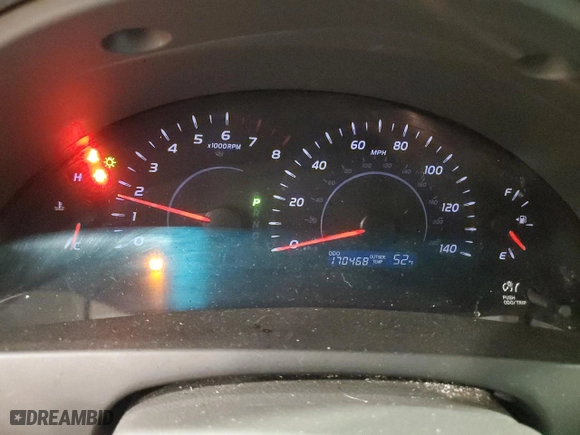 2010 Toyota Camry with VIN 4T4BF3EK4AR019410, listed as a Copart auction lot 53518575 with 170,468 mi miles and Salvage Title. Bid and sale history available at carsss.com. Image 9.