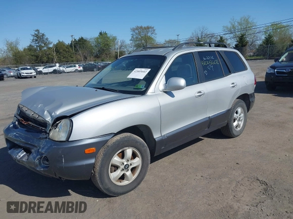 2006 Hyundai Santa Fe GLS with VIN KM8SC13D96U071585, listed as a IAAI auction lot 42005602 with 195,143 mi miles. Bid and sale history available at carsss.com. Image 16.