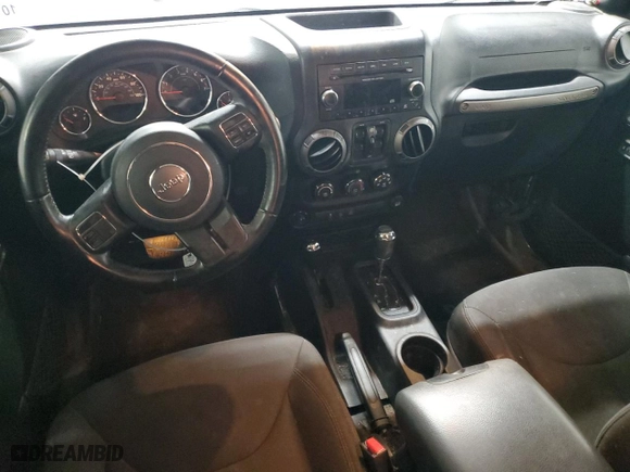 2018 Jeep Wrangler JK Unlimited Sport S with VIN 1C4HJWDG9JL927864, listed as a Copart auction lot 49345095 with 107,087 mi miles and Salvage Title. Bid and sale history available at carsss.com. Image 8.