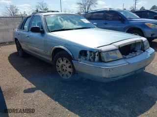 2005 Mercury Grand Marquis GS with VIN 2MEFM74W75X609647, listed as a IAAI auction lot 41780705 with 277,857 mi miles. Bid and sale history available at carsss.com. Image 1.