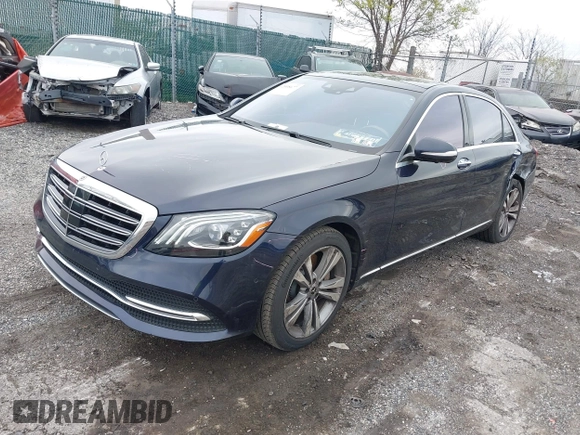 2020 Mercedes-Benz S with VIN WDDUG8GB3LA517882, listed as a IAAI auction lot 42008677 with 93,525 mi miles. Bid and sale history available at carsss.com. Image 2.