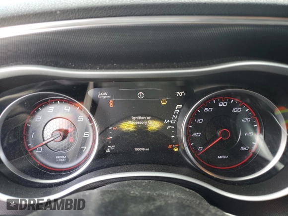 2017 Dodge Charger R/T with VIN 2C3CDXCT5HH593138, listed as a Copart auction lot 51581955 with 103,098 mi miles and Salvage Title. Bid and sale history available at DreamBid. Image 9.